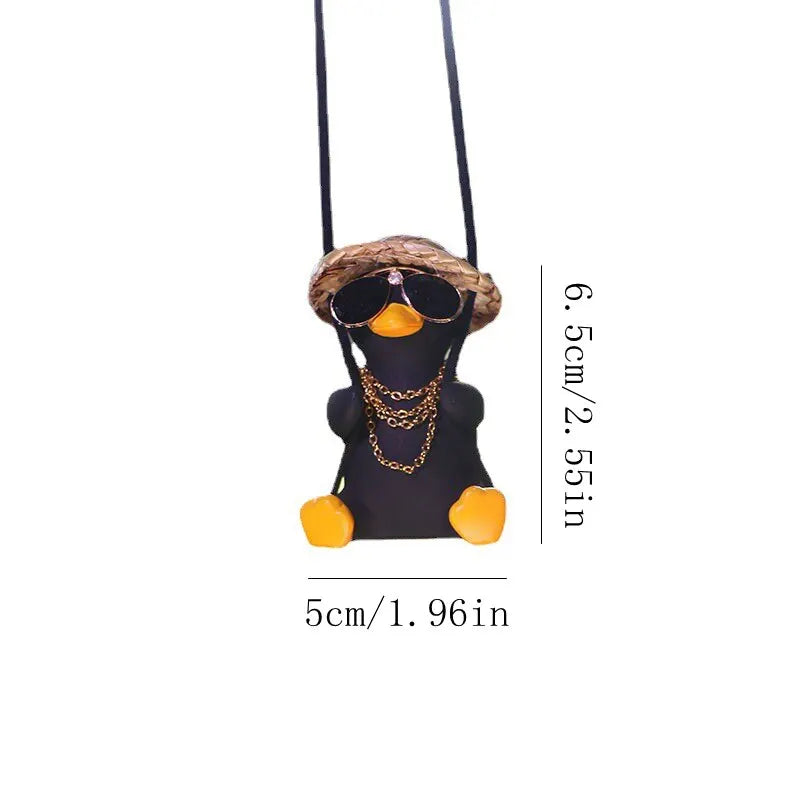 swinging duck car pendant, view 7 - MRSLM