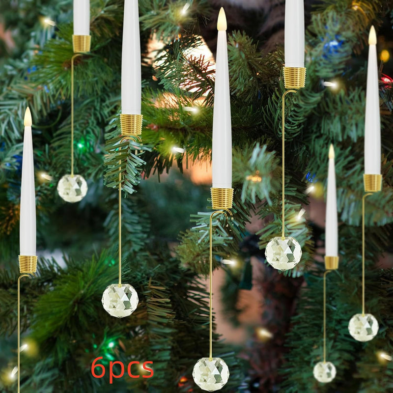 LED candle Christmas tree ornaments, view 5 - MRSLM