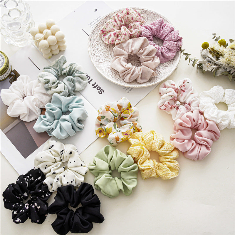 solid color elastic hair bands, view 8 - MRSLM