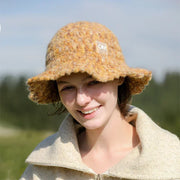 rainbow knitted wool blend beanie, view 6 - MRSLM