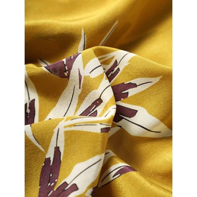 Mulberry silk printed blouse, view 6 - MRSLM