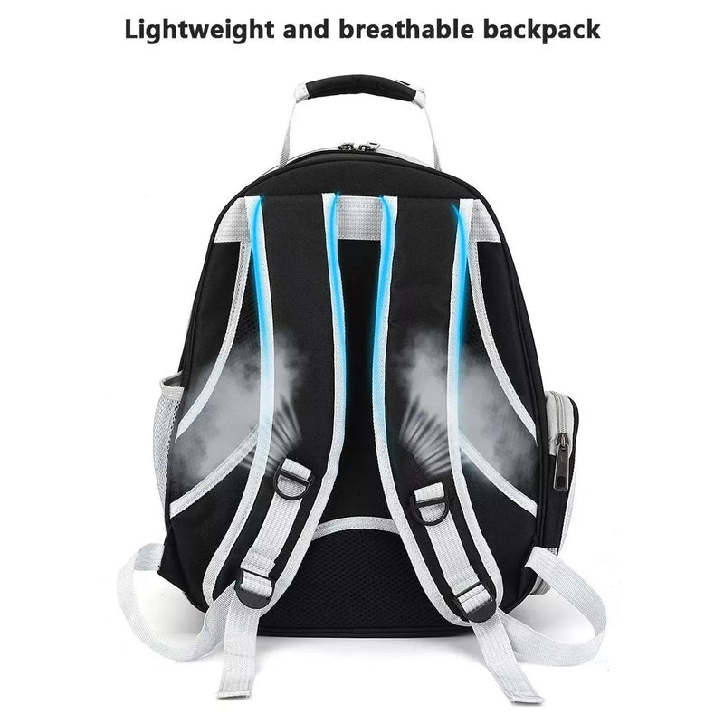 cat space capsule backpack, view 13 - MRSLM