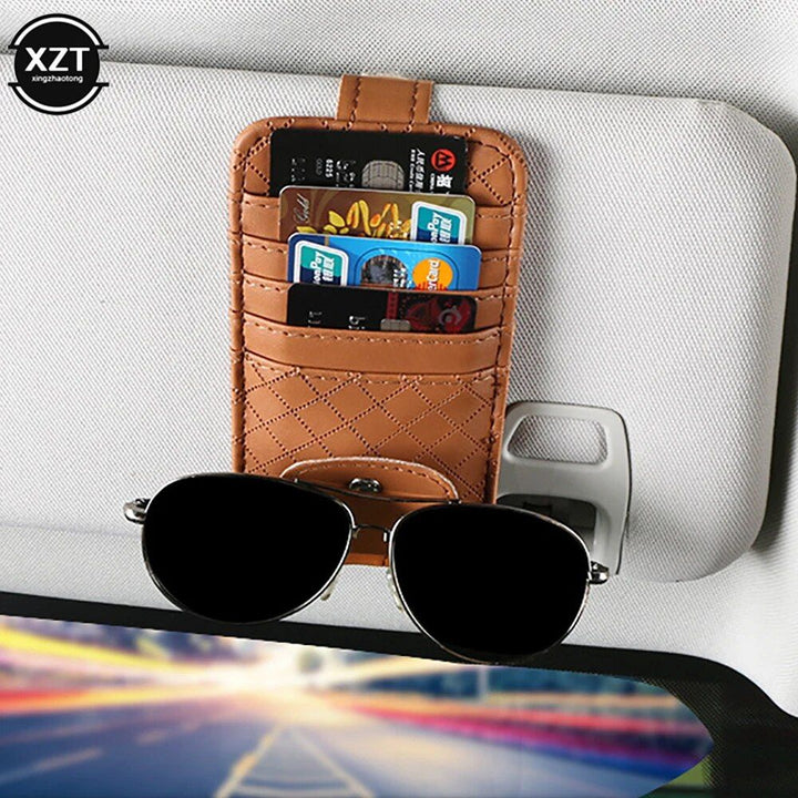 Compact Sun Visor Car Organizer for Essential Accessories