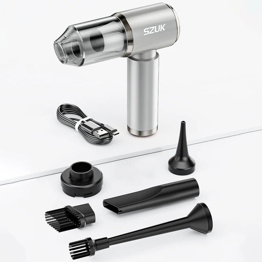 USB handheld car and home vacuum, view 3 - MRSLM