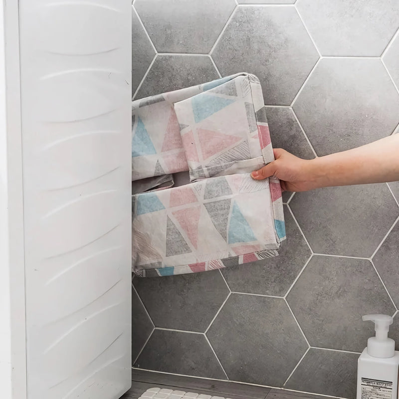 folding laundry storage basket, view 9 - MRSLM