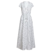 polka dot bohemian beach dress, view 9 - MRSLM