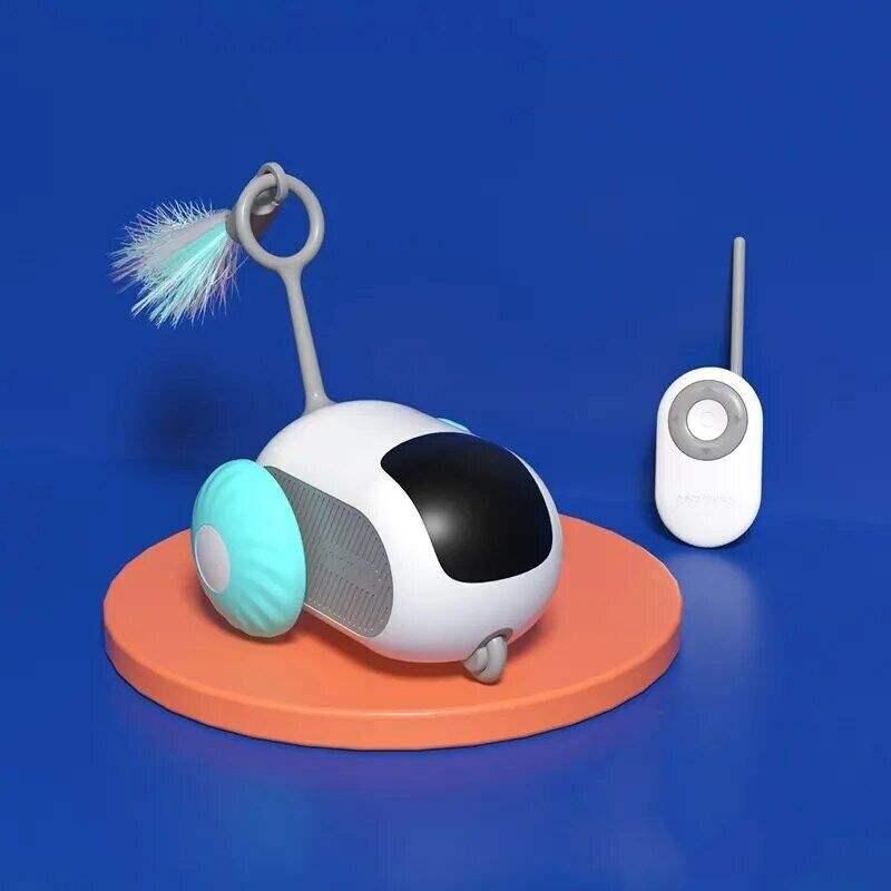 Gravity sports car remote control cat toy, view 2 - MRSLM
