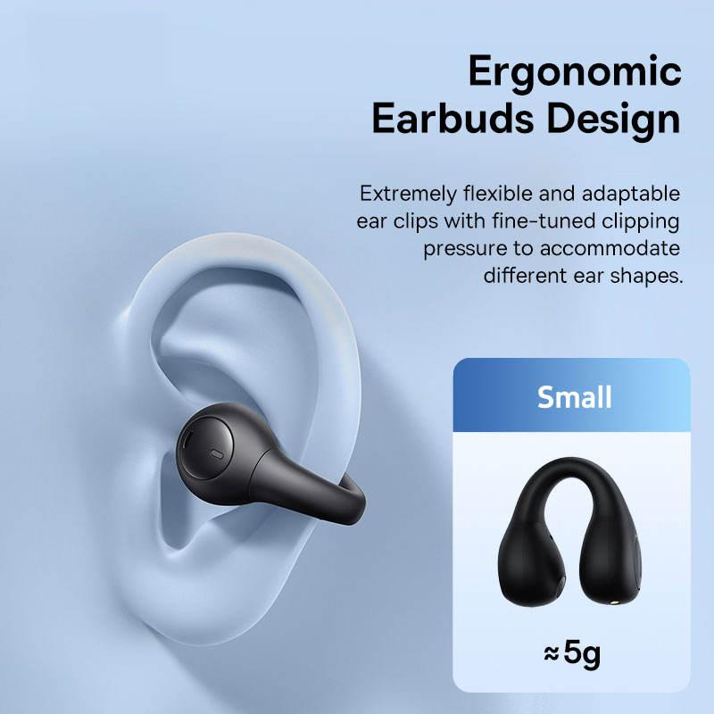 wireless ear clip earphones, view 5 - MRSLM