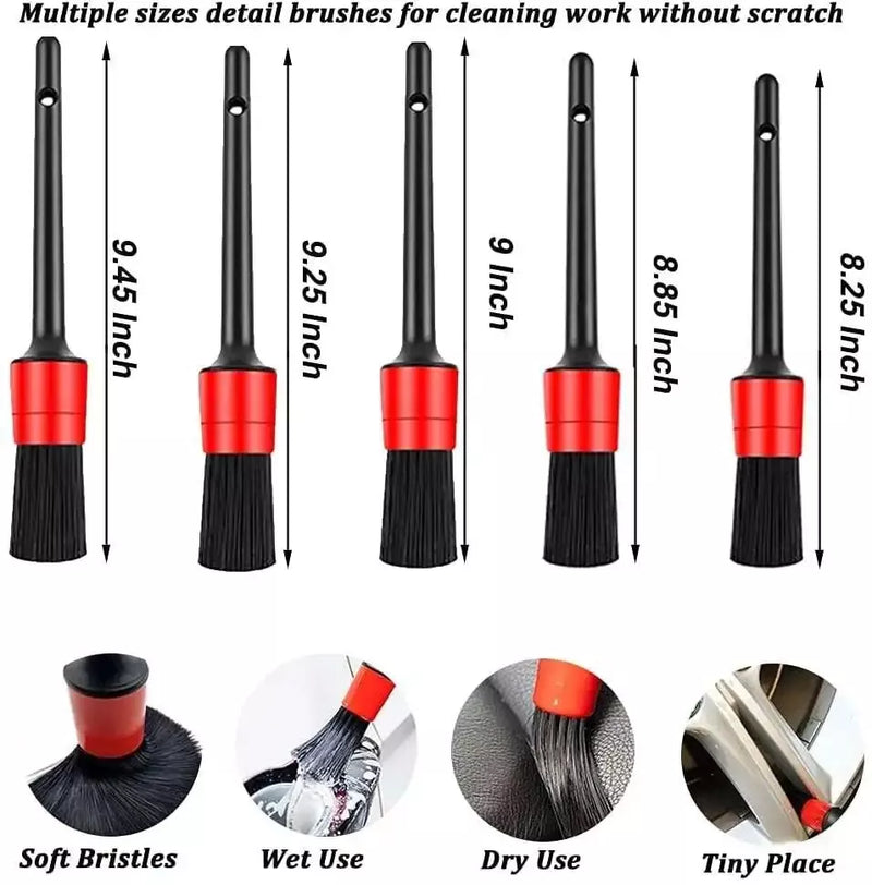 car detailing brush set, view 7 - MRSLM