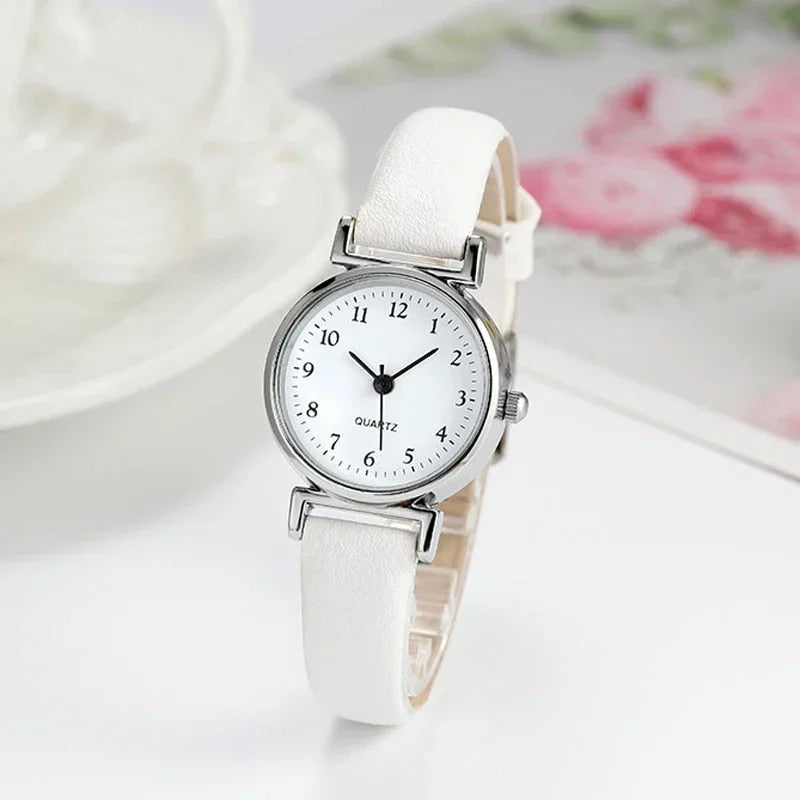 Leather strap quartz watch, view 3 - MRSLM