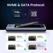 M.2 SSD enclosure adapter, view 4 - MRSLM
