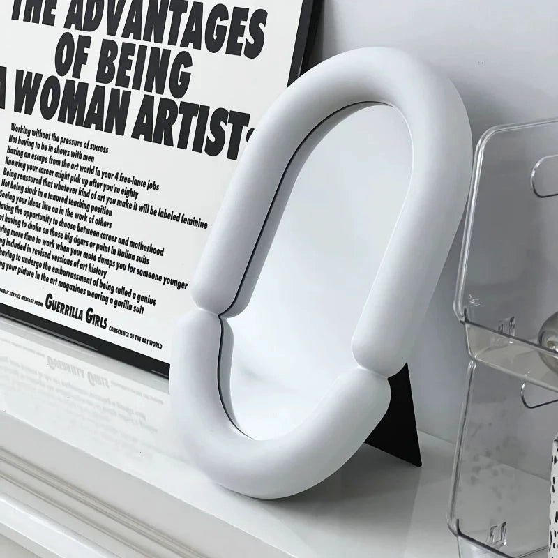 Irregular oval tabletop mirror - MRSLM