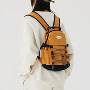 sporty casual nylon backpack, view 5 - MRSLM