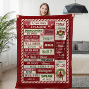 Christmas cardinal fleece throw blanket, view 8 - MRSLM