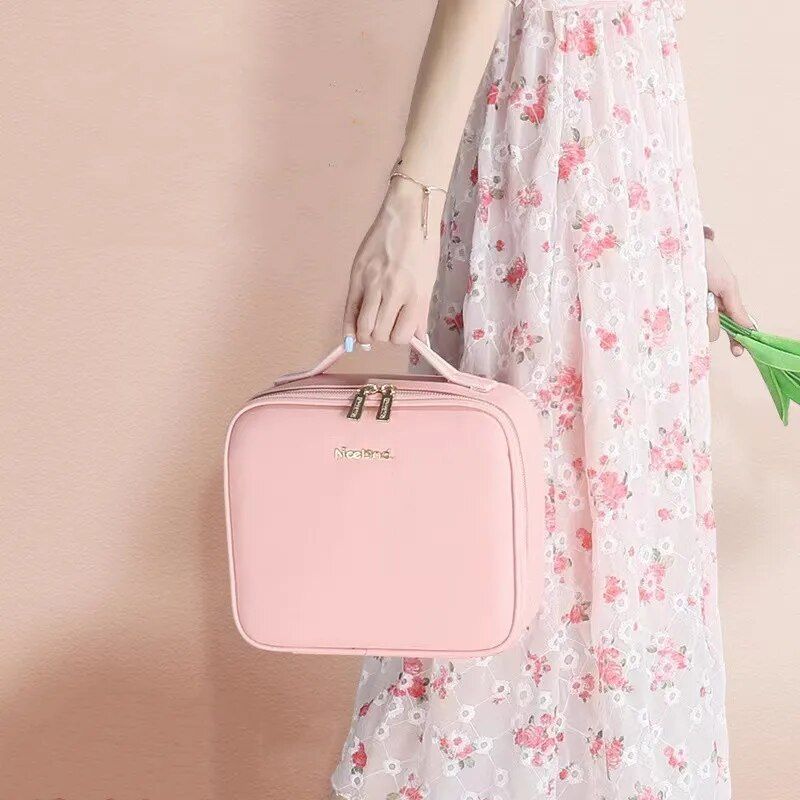 LED cosmetic case with mirror, view 7 - MRSLM