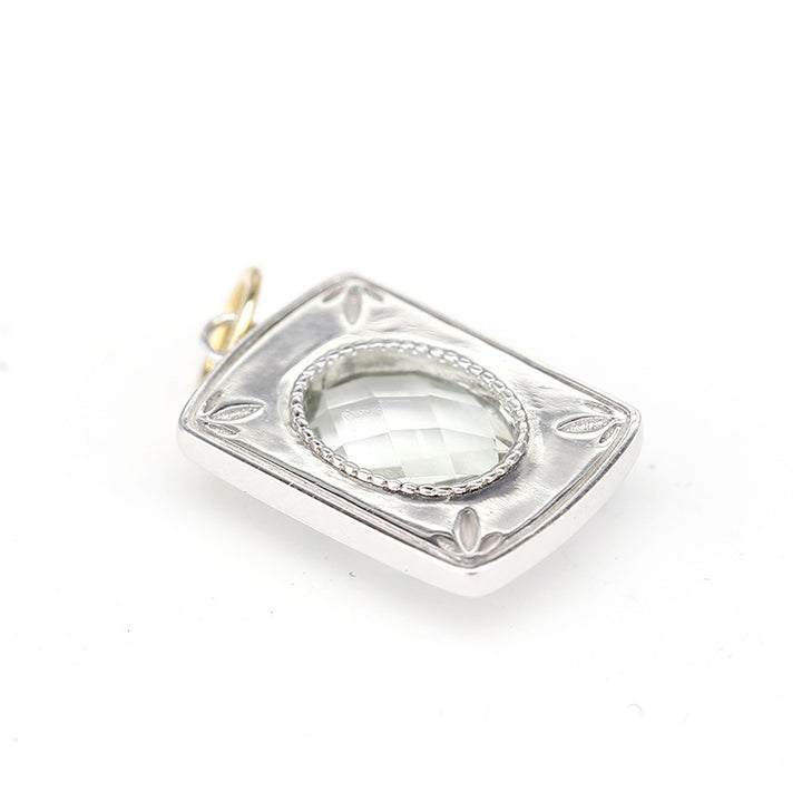 S925 Sterling Silver European Pattern Accessories Pendant