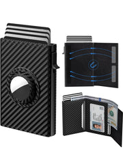men's ultra-thin card clamp wallet, view 6 - MRSLM