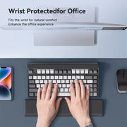 memory foam keyboard wrist rest, view 7 - MRSLM