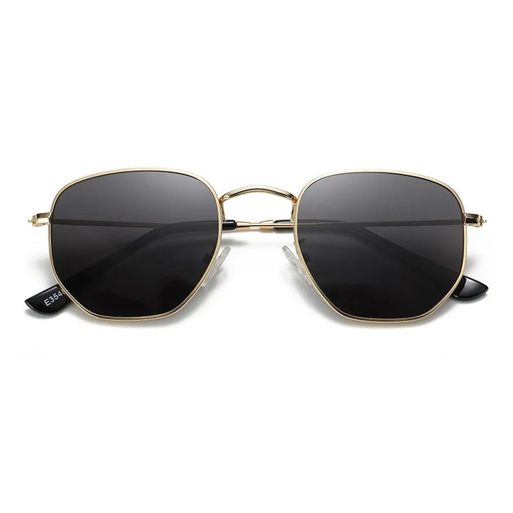 Hexagon Polarized Vintage Sunglasses for Men &amp; Women