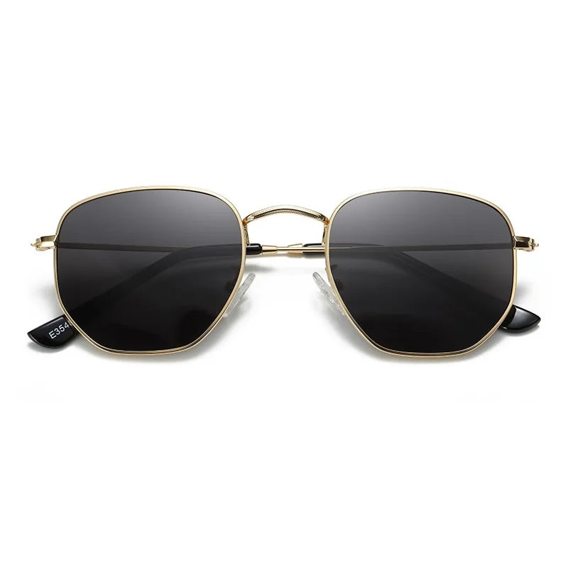 hexagon polarized vintage sunglasses, view 9 - MRSLM