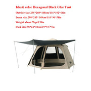 hexagonal waterproof automatic tent, view 3 - MRSLM