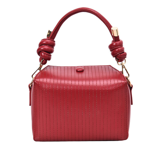 small PU box handbag for women, view 8 - MRSLM