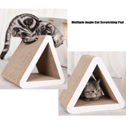 large triangle cat scratching board, view 5 - MRSLM