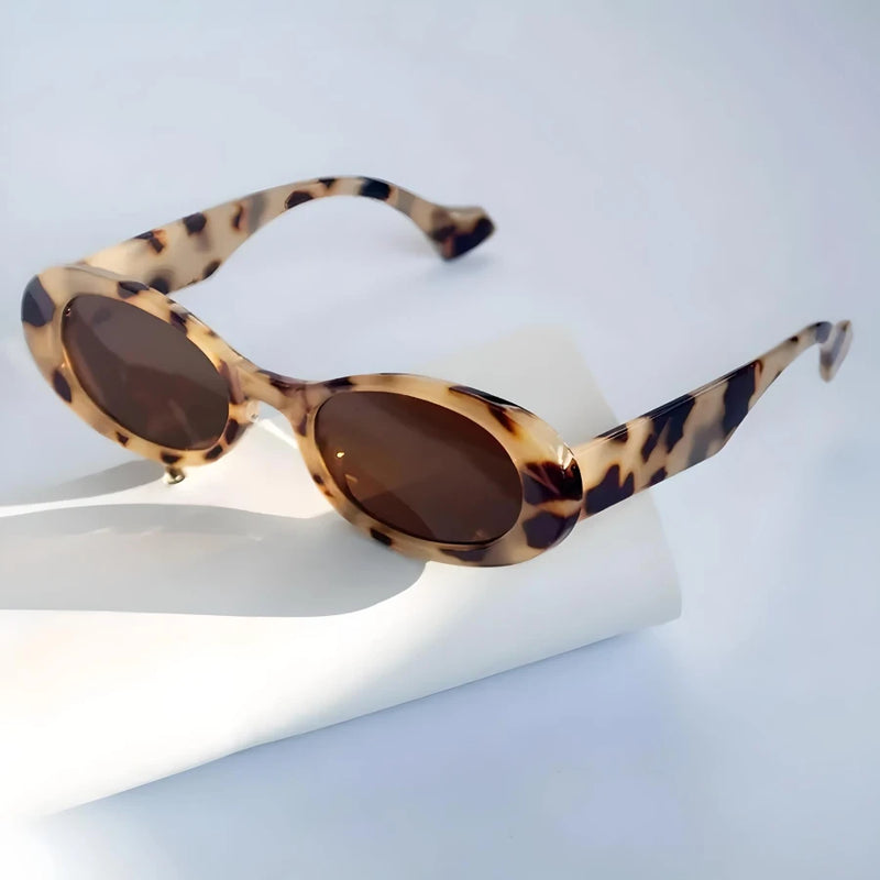 retro oval sunglasses, view 8 - MRSLM