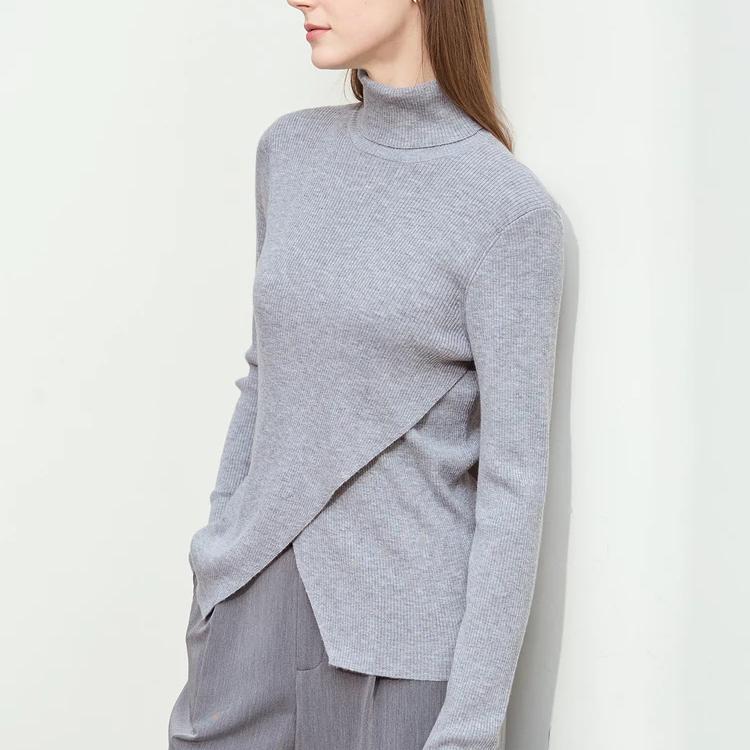 minimalist women's turtleneck sweater, view 11 - MRSLM