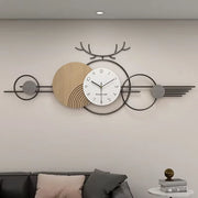 large geometric wall clock, view 5 - MRSLM