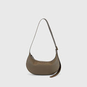 Leather baguette shoulder bag, view 6 - MRSLM