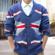 men's knitwear cardigan long sleeve button down, view 5 - MRSLM