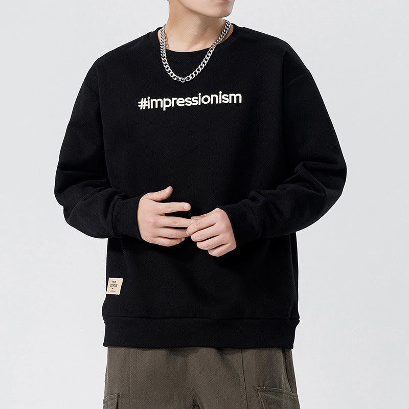 men's embroidery sweatshirt, view 4 - MRSLM