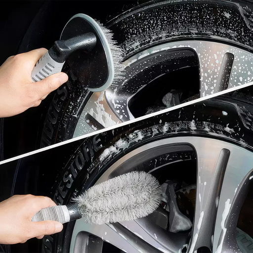L-shaped car wheel brush - MRSLM