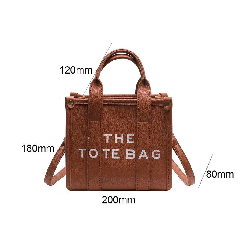 women's PU leather tote bag, view 7 - MRSLM