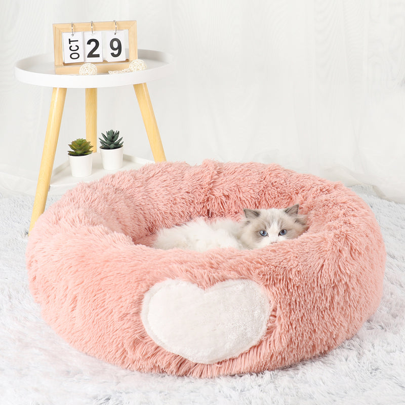 cozy clamshell cat bed, view 4 - MRSLM