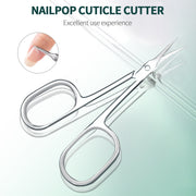 extra fine curved blade cuticle scissors, view 3 - MRSLM