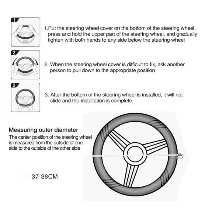 Universal Silicone Steering Wheel Cover for Summer