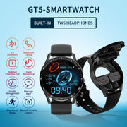 2-in-1 smart watch with bluetooth earbud, view 4 - MRSLM