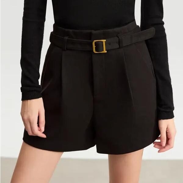 winter casual shorts with belt - MRSLM