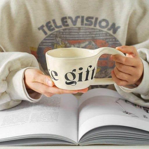 handmade alphabet ceramic mug - MRSLM