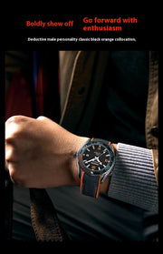men's luminous hollow mechanical watch, view 6 - MRSLM