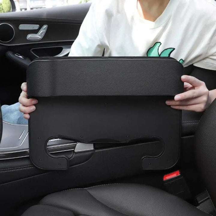 Multi-Use Car Steering Wheel Tray & Seat Gap Organizer