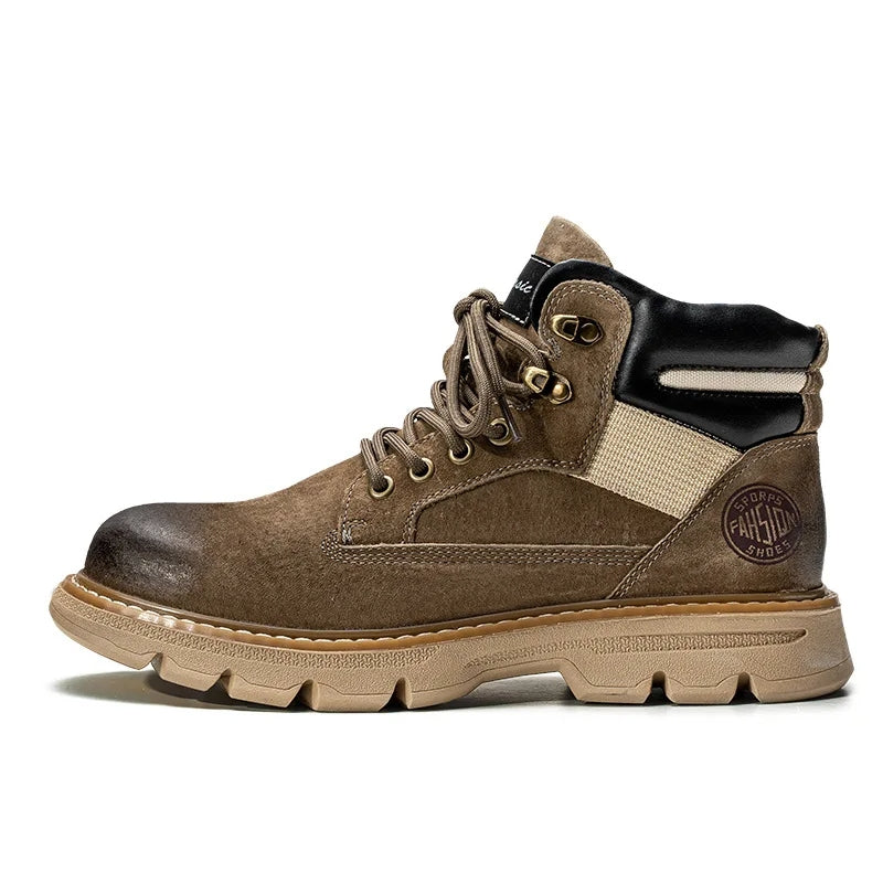 men's tooling suede ankle boots, view 8 - MRSLM