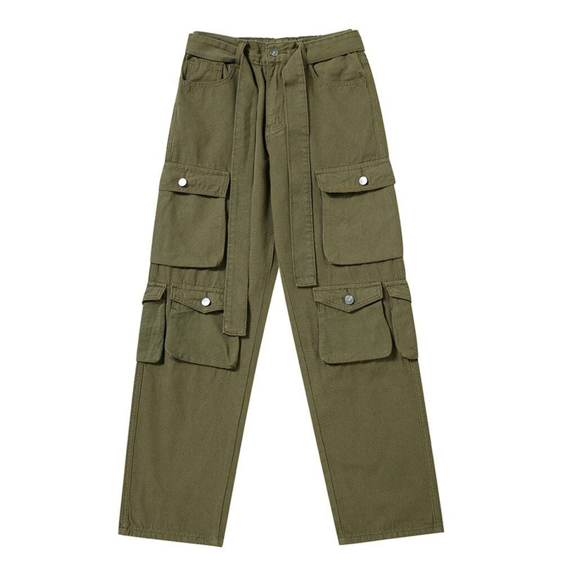 army green cargo pants, view 6 - MRSLM