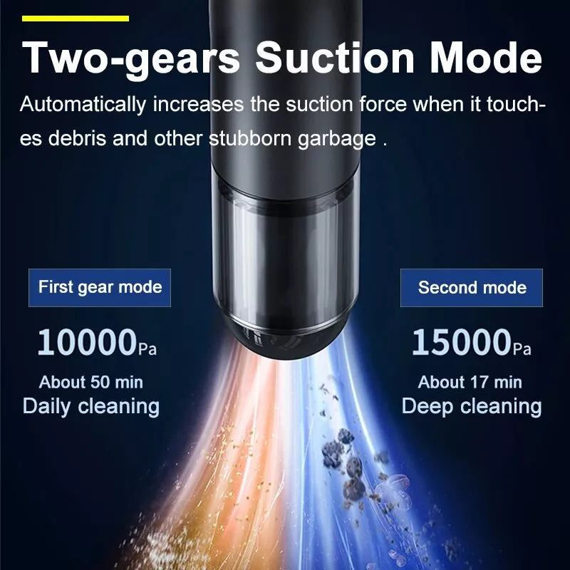 15000Pa wireless car vacuum, view 6 - MRSLM