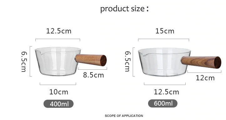 Glass Milk Pot
