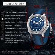 men's automatic mechanical diver watch, view 10 - MRSLM