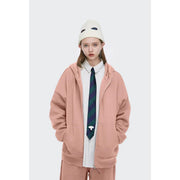unisex fleece lined zip up hoodie, view 8 - MRSLM
