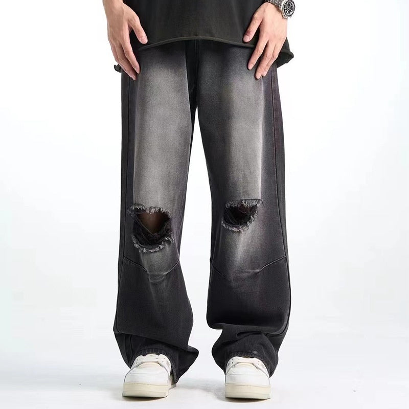 Loose straight cotton pants - MRSLM